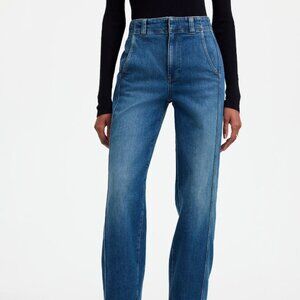 NWT 24 Madewell Tapered Denim Trousers